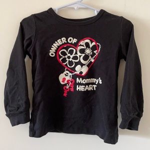 Miniwear Girls’ Mommy’s Heart Tee